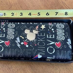 Disney Black and Gold Mickey Mouse Wallet